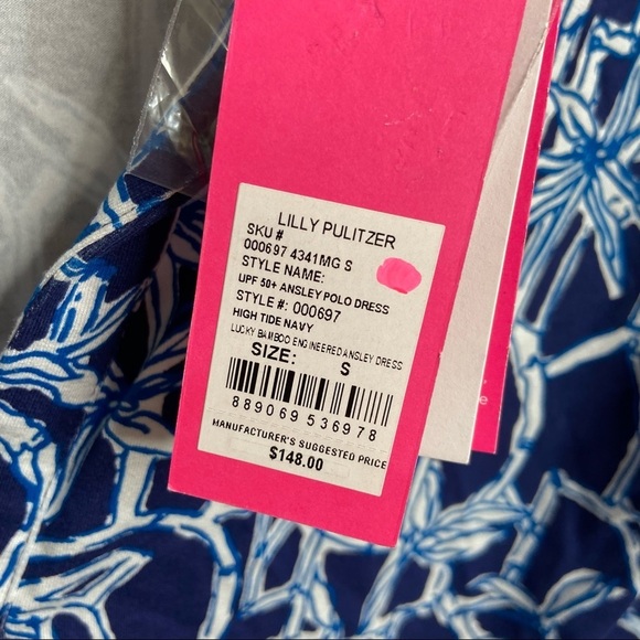 NWT Lilly Pulitzer UPF50+ Ansley Polo Dress Sz S - Picture 4 of 5